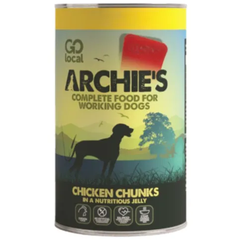 Go Local Archie's Food For Working Dogs Chicken Chunks in Jelly 1.2kg