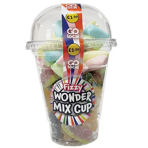 Go Local Fizzy Wonder Mix Cup 225g