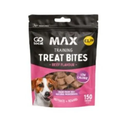 Go Local Max Training Treat Bites Beef