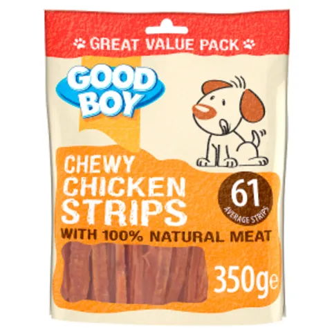 GOOD BOY  CHEWY CHICKEN STRIPS 350GM