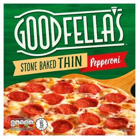 Goodfella's Stonebaked Thin Pepperoni 332g
