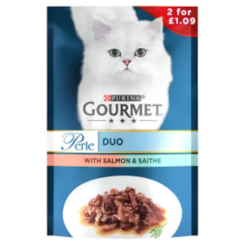 GOURMET Perle Duo with Salmon & Saithe 85g