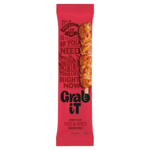 Grab-it Nice & Spicy (cooked chicken lollipop), 50g