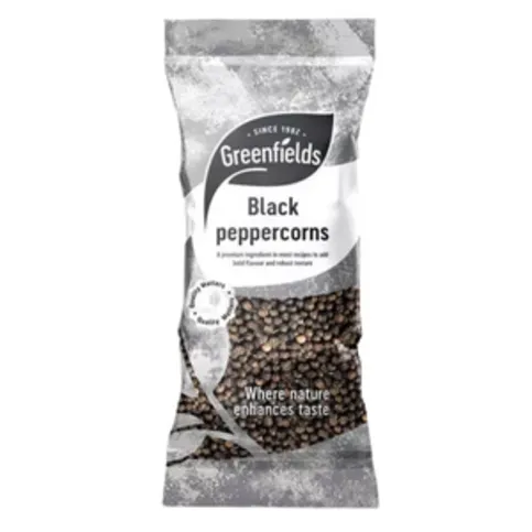 Greenfields Black Peppercorns 75g