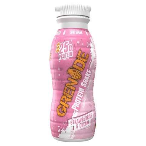 Grenade High Protein Shake Strawberries & Cream Flavoured 330ml
