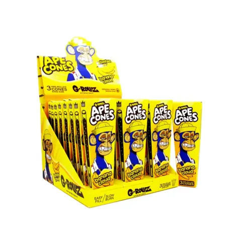 G-ROLLZ APE CONES BANANA CLOUD 3PK