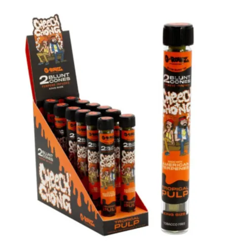 G-ROLLZ Cheech & Chong Terpene Blunt  (2 Cones per Pack) Tropical Pulp [Blunt Cones]