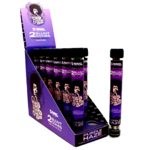 G-ROLLZ Terpene Blunt (2 Cones per Pack) Purple Haze [Blunt Cones]