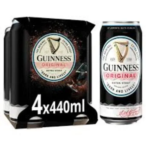 Guinness Dark & Lively 440ml 4x440ml
