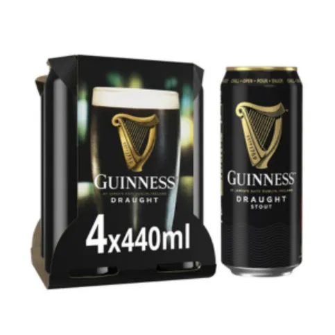 Guinness Draught in a Can 4 x 440ml - Limited Edition
