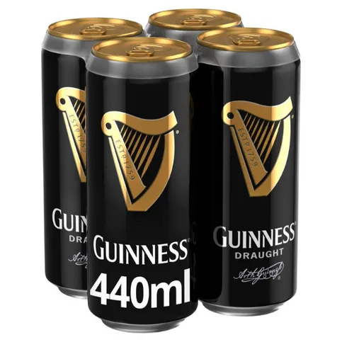 Guinness Draught Stout Beer In Can 4.1% vol 4x440ml