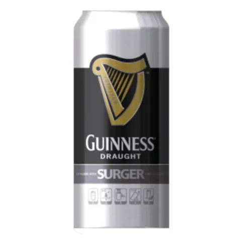 Guinness Draught Stout Beer Surger 520ml Can