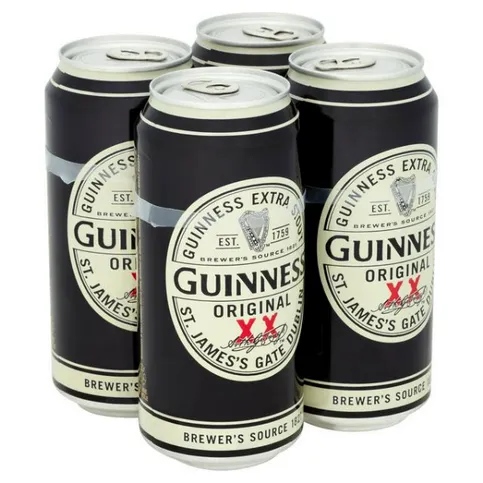 Guinness Original Extra Stout Beer In Can 4.2% vol 4x440ml