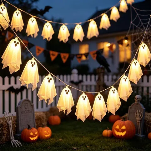 Halloween fabric string 10 lights