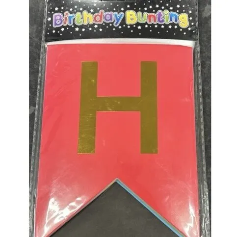 Happy Birthday Bunting 
