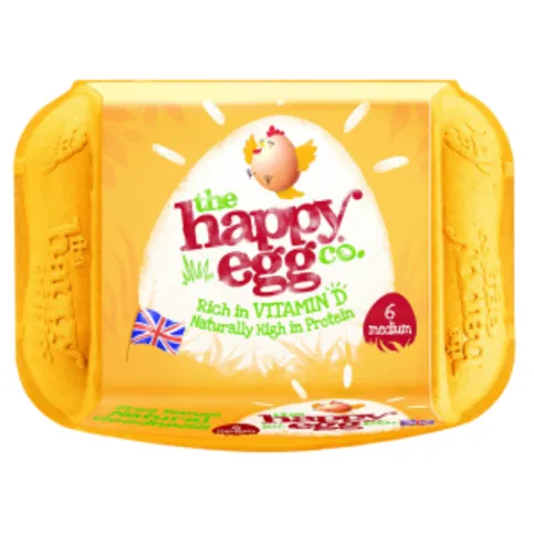 Happy Egg Co Medium Free Range Eggs 6 Pack