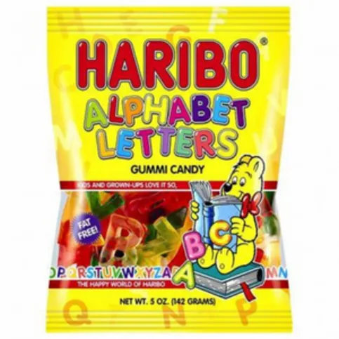 HARIBO Alphabet Letters Share Bag 142g