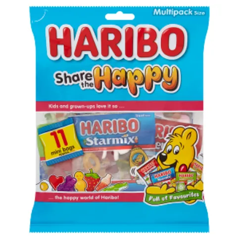 HARIBO Share the Happy Multipack Bag 176g