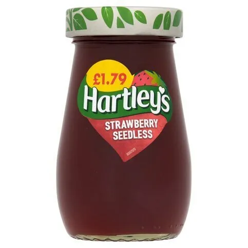 Hartley's Seedless Strawberry Jam, 300g