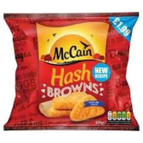 McCain Hash Browns 625g