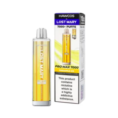 Hawcos x Lost Mary Crystal Pro Prefilled Pod Kit -  Pineapple Ice 20mg