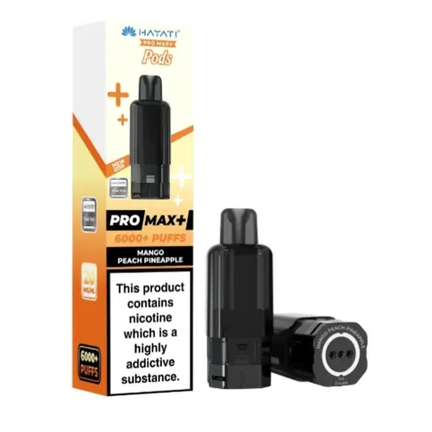 Hayati Pods Mango Peach Pinepapple 6k Puffs
