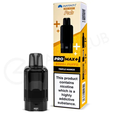 Hayati Pro Max Plus 6000 Triple Mango Refill Pods
