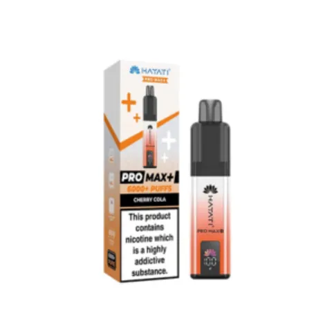 Hayati Pro Max Plus 6000 Puffs Prefilled Vape Kit Cherry Cola 20mg