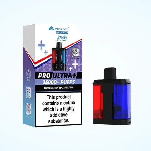Hayati Pro Ultra 25K Refill Pod Blueberry Raspberry