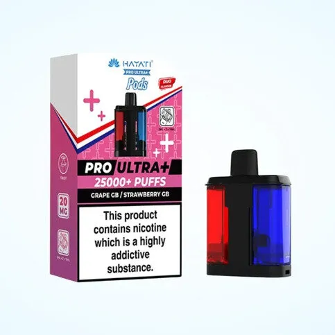 Hayati Pro Ultra+ Grape Gb / Strawberry Gb Pods