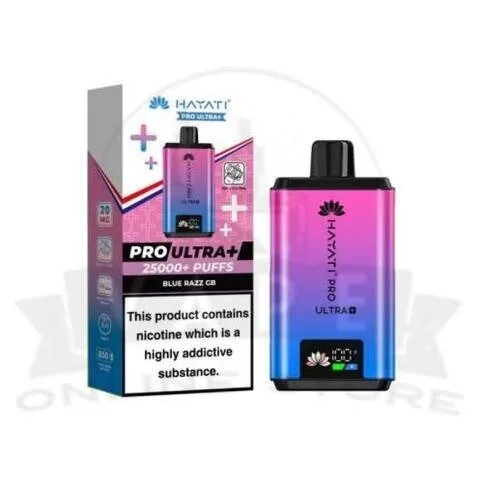 HAYATI PRO ULTRA+ KIT BLUE RAZZ GB 20MG