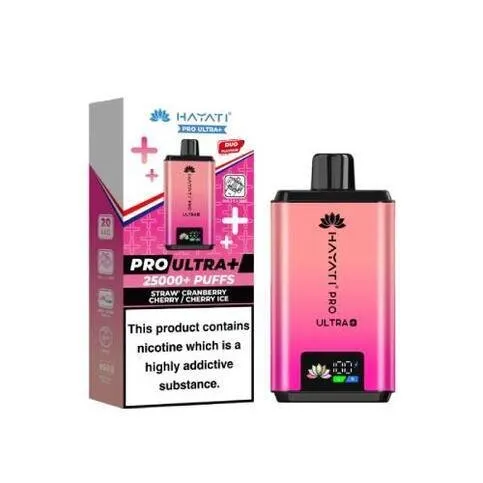 HAYATI PRO ULTRA+ KIT STRAWBERRY CRANBERRY CHERRY/CHERRY ICE 20MG