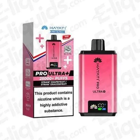 HAYATI PRO ULTRA+ KIT STRAWB GRAPEFRUIT/STRAWB DRAGONFRUIT 20MG