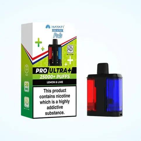 Hayati Pro Ultra 25K Refill Pod Lemon & Lime