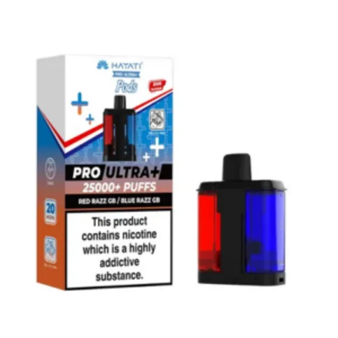 Hayati Pro Ultra+ Refill Pods Red Razz GB / Blue Razz GB
