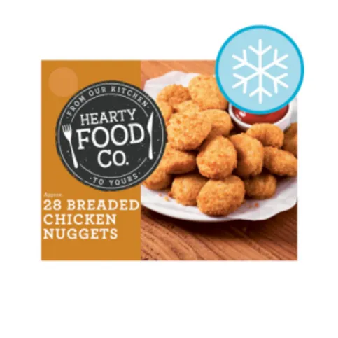 Hearty Food Co 28 Breaded Chicken Nuggets 450g