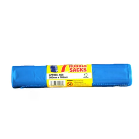 Heavy Duty 7 Rubble Sacks 500mm x 760mm