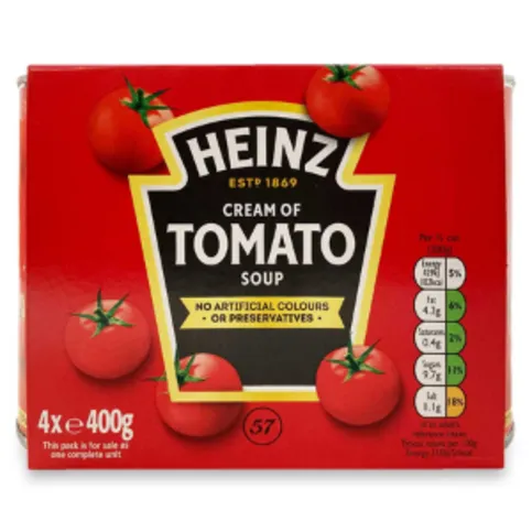 Heinz Cream of Tomato Soup  4 x 400g