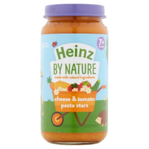 Heinz By Nature Cheese & Tomato Pasta Stars 7+ Months 200g