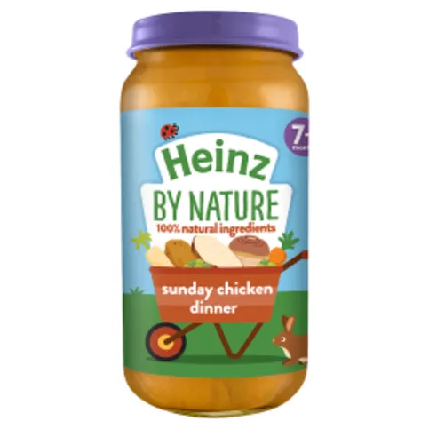 Heinz 7+ Months By Nature Sunday Chicken Dinner 200g