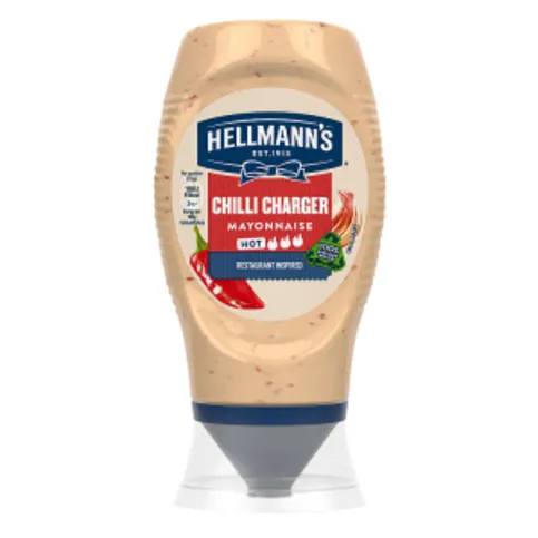 Hellmann's Chilli Charger Squeezy Mayonnaise 250ml