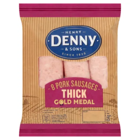 Denny Pork Sausages 454g