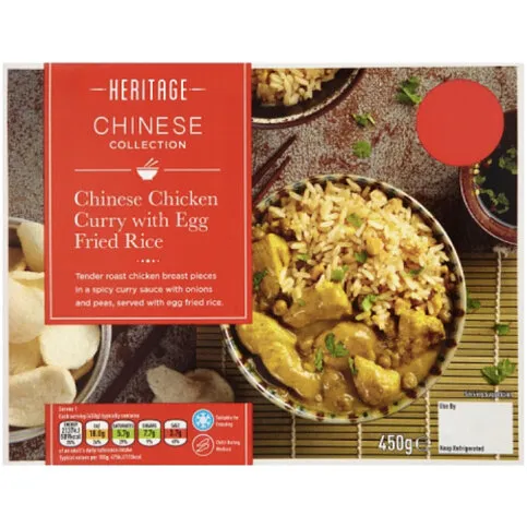 Heritage Chinese Chicken Curry with Egg Fried Rice 375g