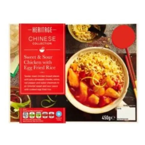HERITAGE SWEET & SOUR CHICKEN WITH EGG FRIED RICE