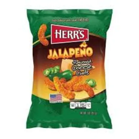 HERRS JALAPENO CHEESE CURLS 28gm