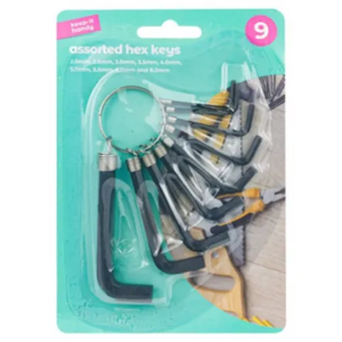 Keep it Handy Hex Keys Assorted 9 Pack