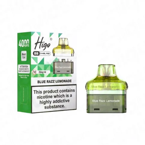 HIGO BB 2+ 4ml POD - Blue Razz Lemonade