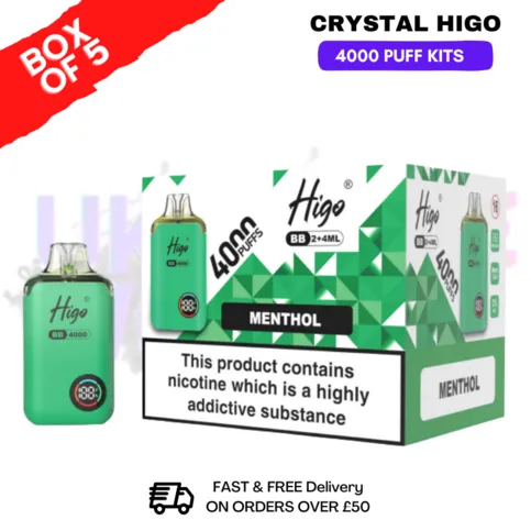 higo bb 4000 menthol