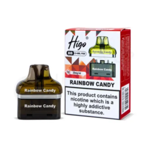 Higo BB 4000 Prefilled Pods  Rainbow Candy