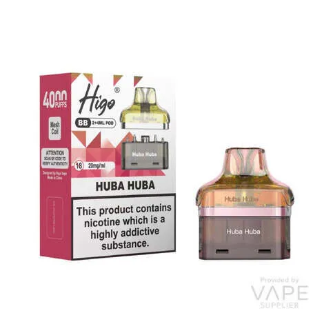 Higo BB 4000 Refill Pods - Huba Huba